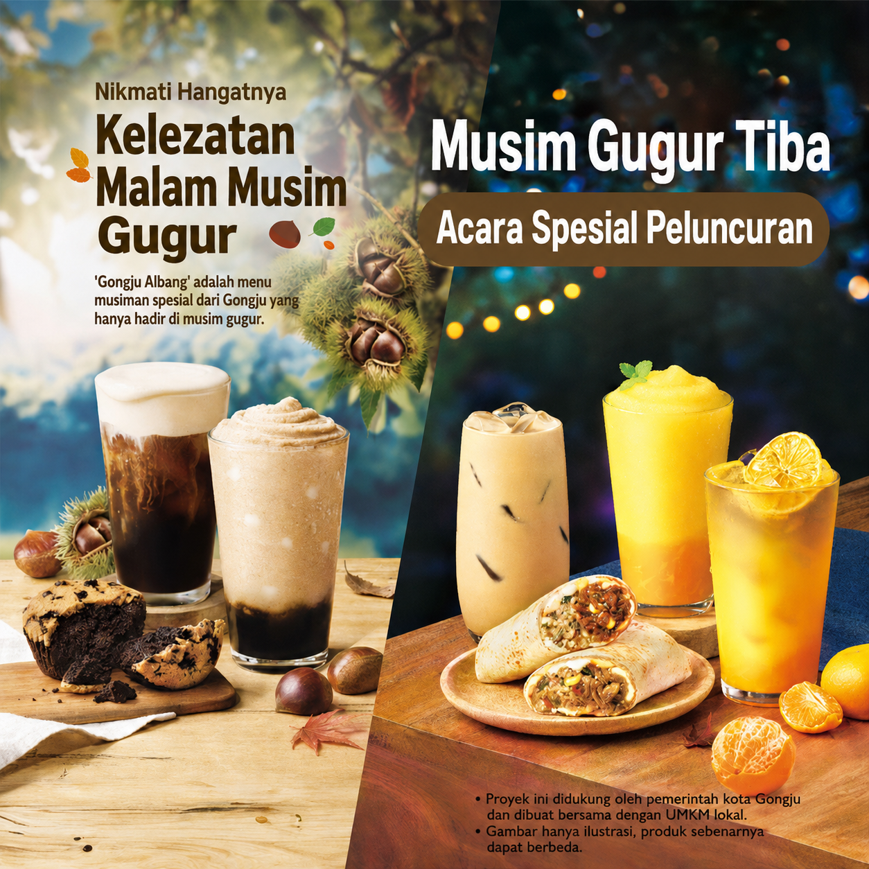 AI-generated seasonal campaign poster in Bahasa Indonesia